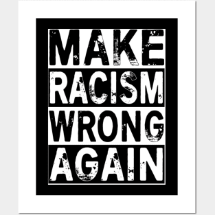 Stop Racism Posters and Art